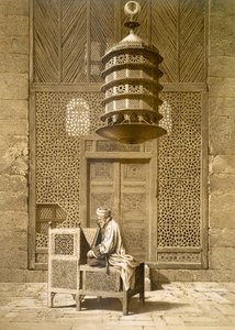 Un Imam che legge il Corano nella Moschea del Sultano, Marocco, 1817